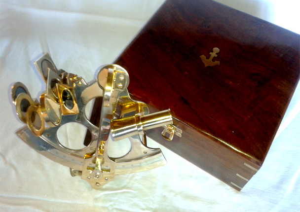 sextante de decoracion marinera