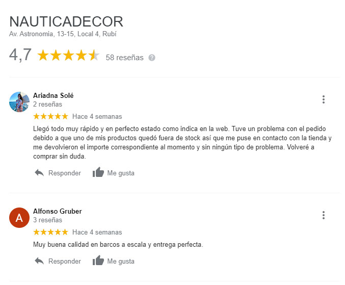 Google reviews