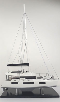 Laser barco vela náutica MAQUETA 42X26 cms 