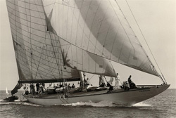 Classic sailing yacht