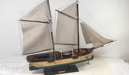 RESTAURACIÓN MAQUETA VELERO