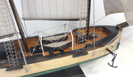 Maqueta velero antiguo