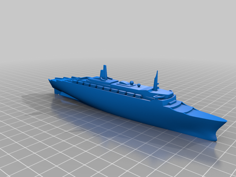 Building model ships with 3D printing