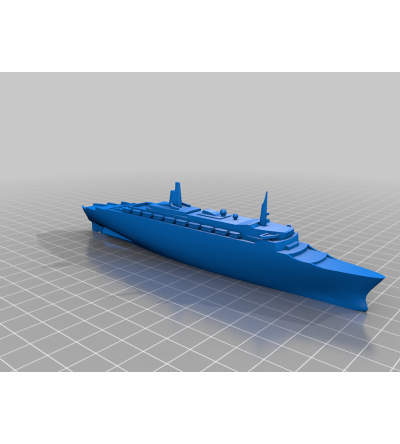 Building model ships with 3D printing