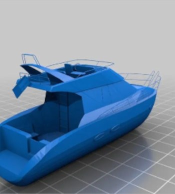Building model ships with 3D printing